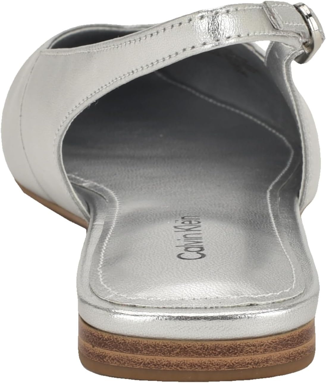 image:imageCalvin Klein GalianaSilver Metallic Leather