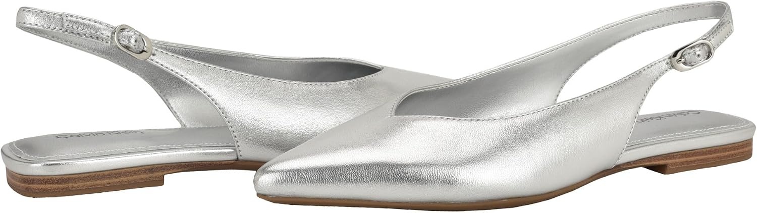 image:imageCalvin Klein GalianaSilver Metallic Leather