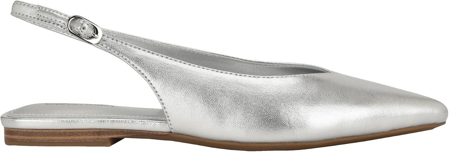 image:imageCalvin Klein GalianaSilver Metallic Leather