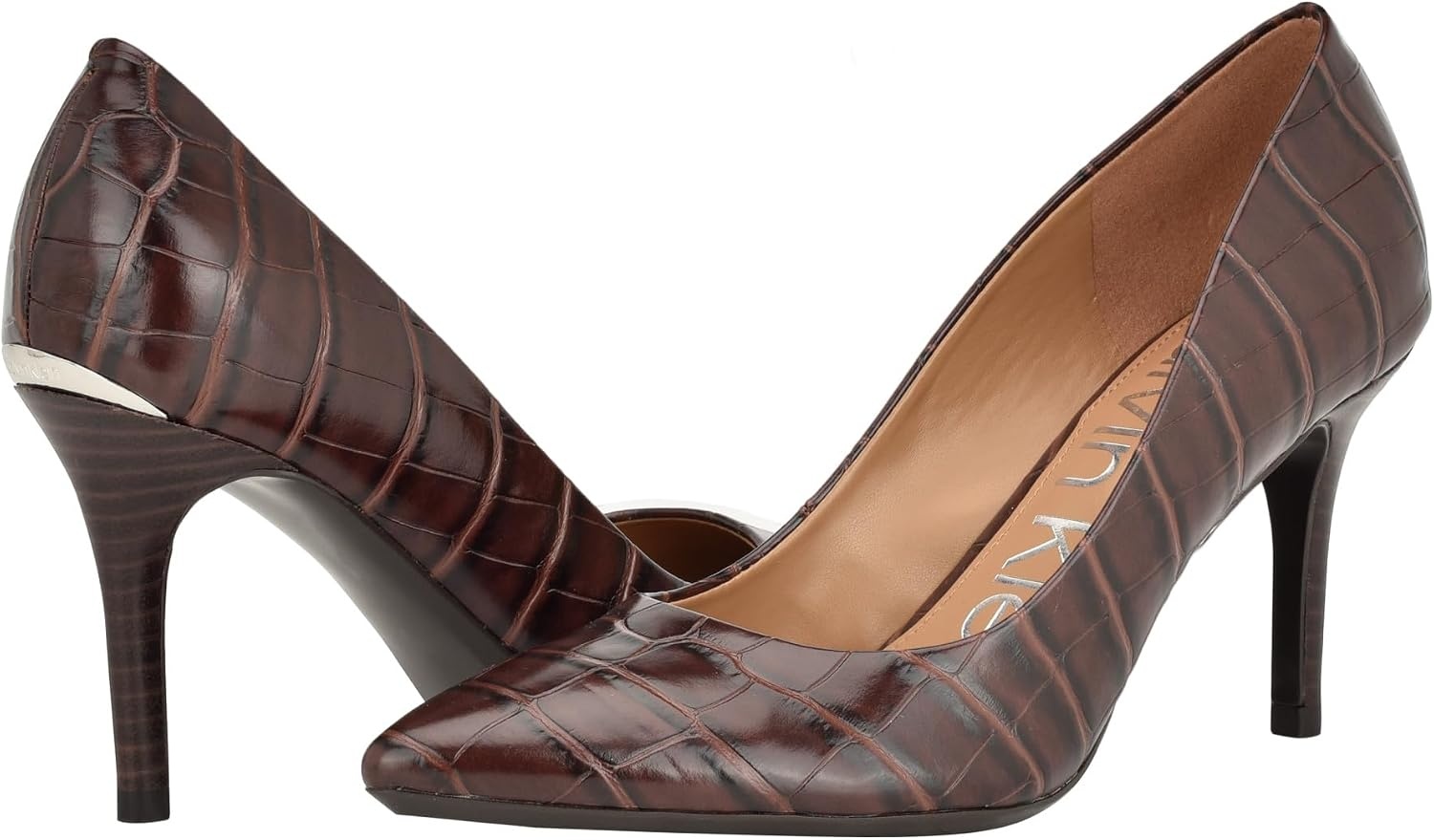 image:imageCalvin Klein Gayle PumpBrown Croco 201