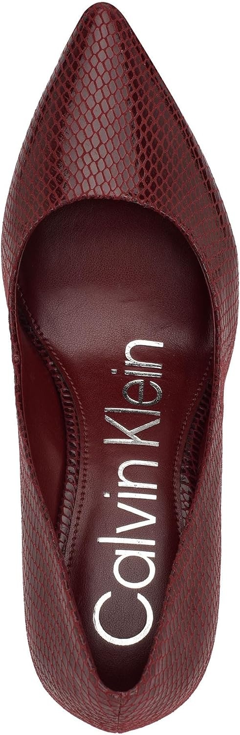image:imageCalvin Klein Gayle PumpDark Red Snake