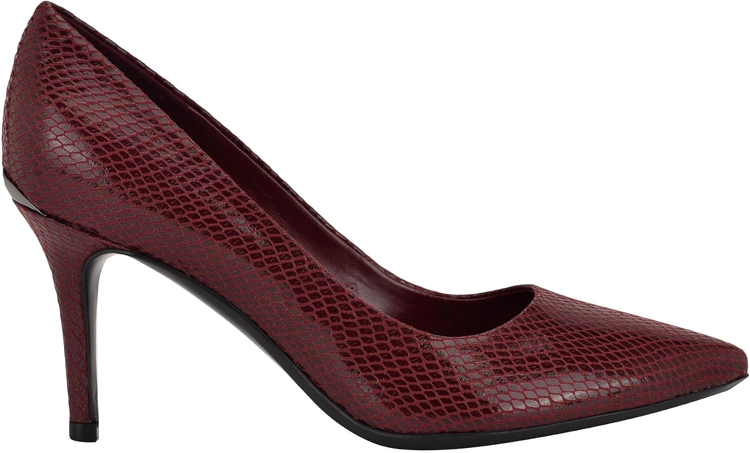 image:imageCalvin Klein Gayle PumpDark Red Snake