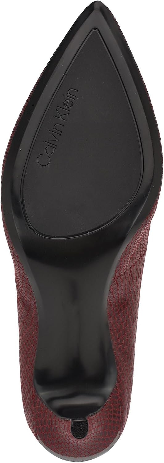 image:imageCalvin Klein Gayle PumpDark Red Snake