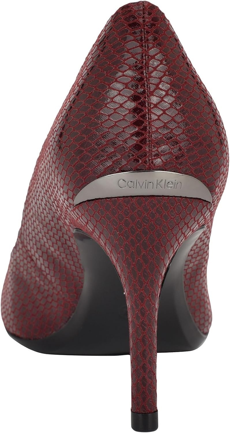 image:imageCalvin Klein Gayle PumpDark Red Snake