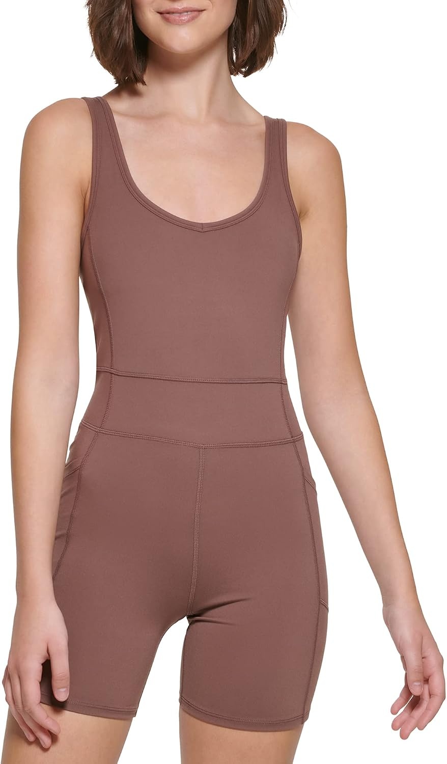 image:imageCalvin Klein Performance womens Bike Short Romper UnitardTerre