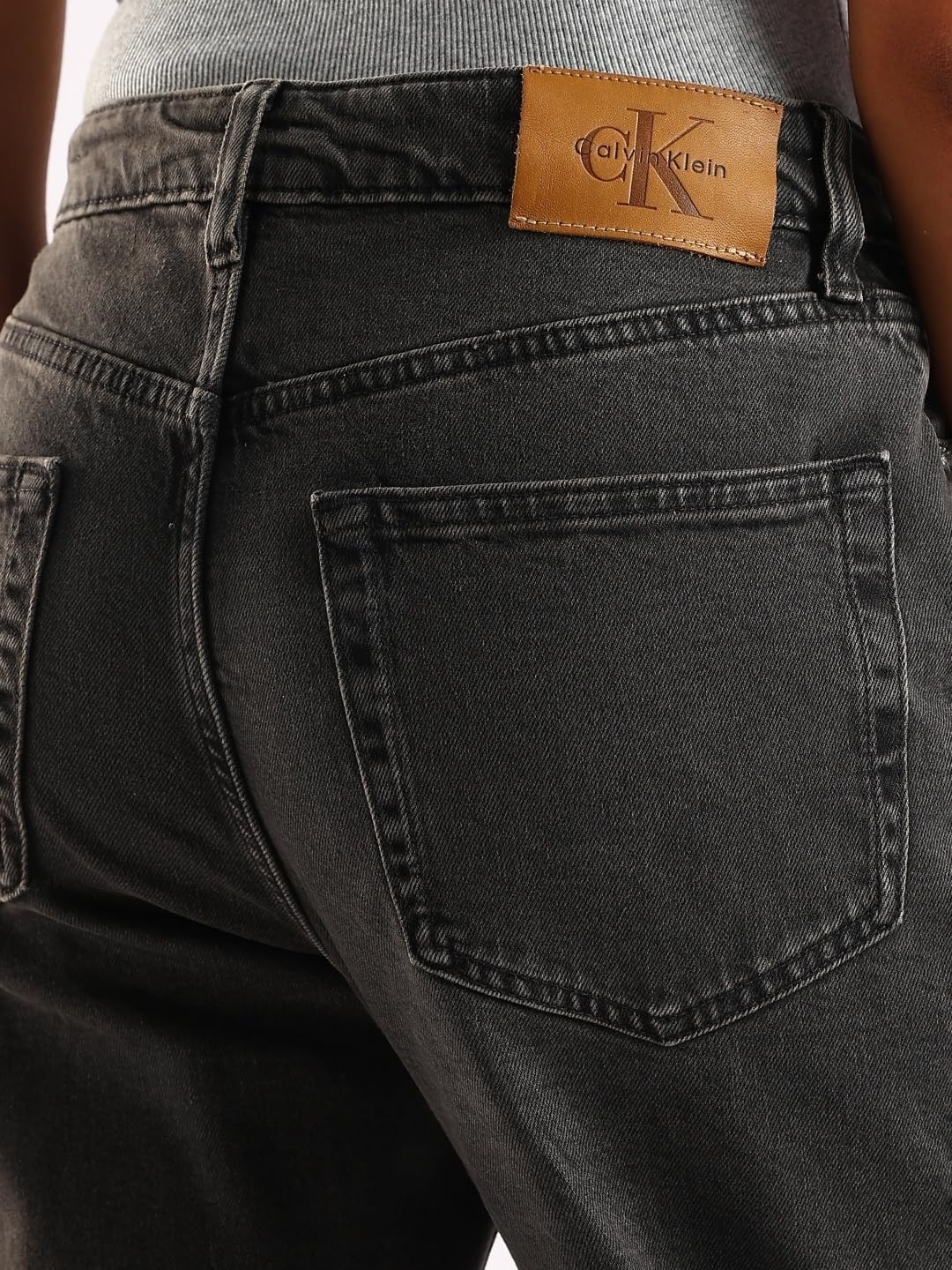 image:imageCalvin Klein Womens 90s Straight JeansCk Essential Bl