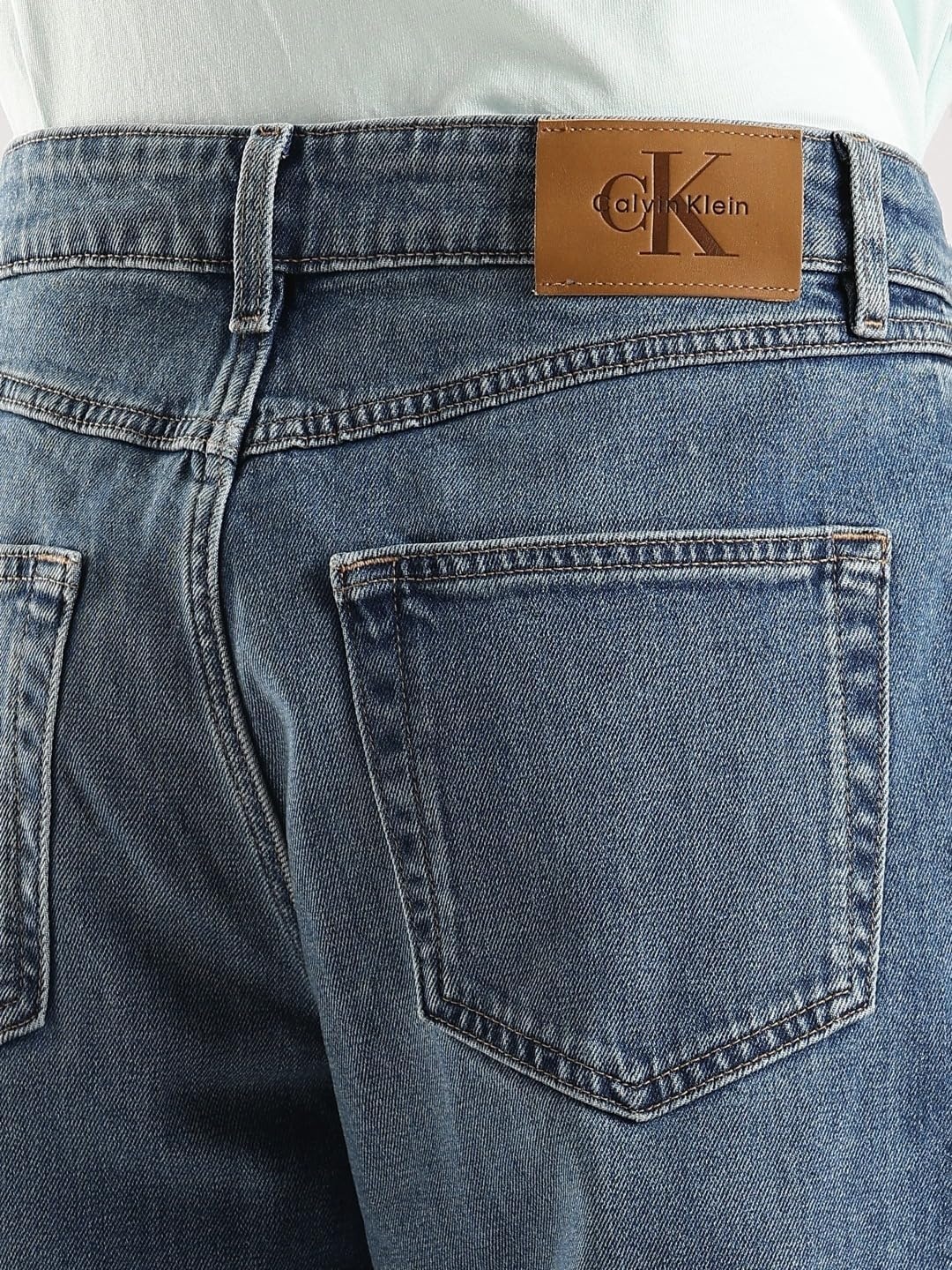 image:imageCalvin Klein Womens 90s Straight JeansRunaway Blue De