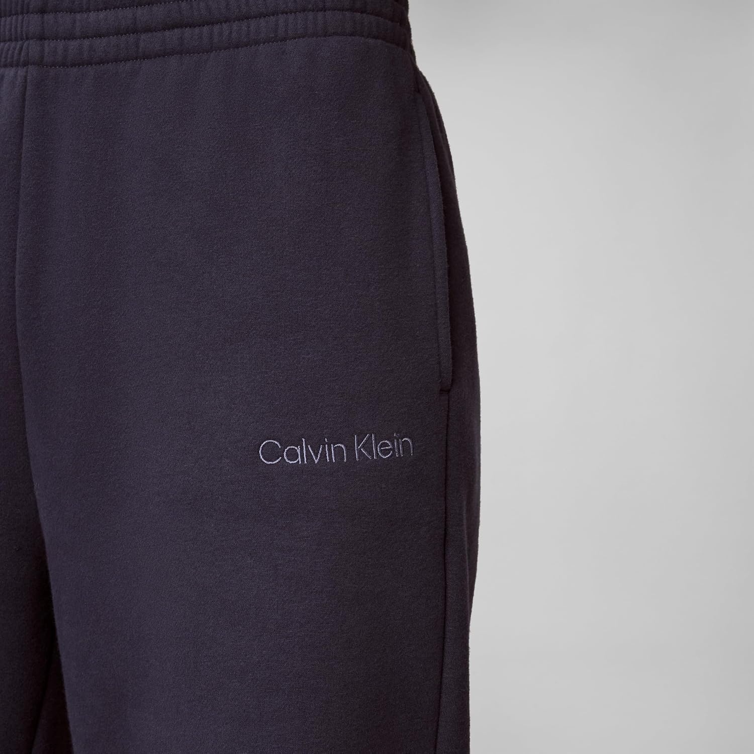 image:imageCalvin Klein Womens Brushed French Terry Straight Leg JoggersBlue Nights