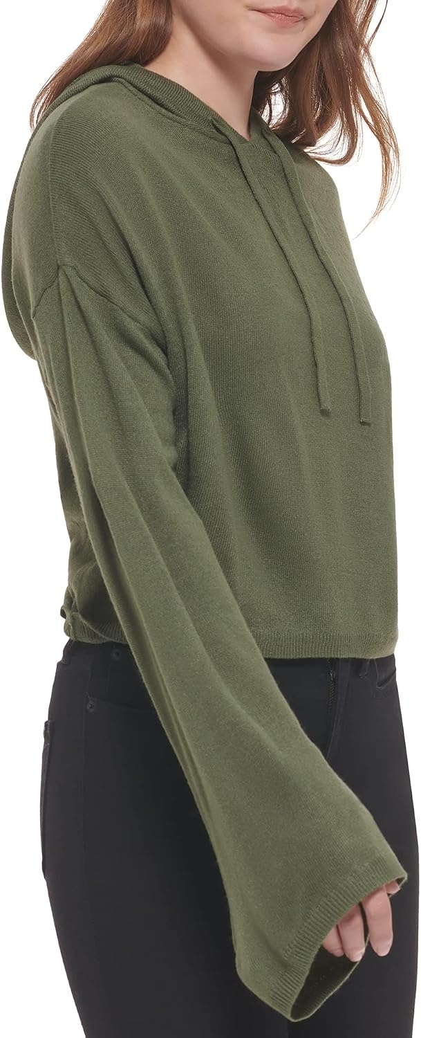 image:imageCalvin Klein Womens Chain Stitch Vneck SweaterThyme