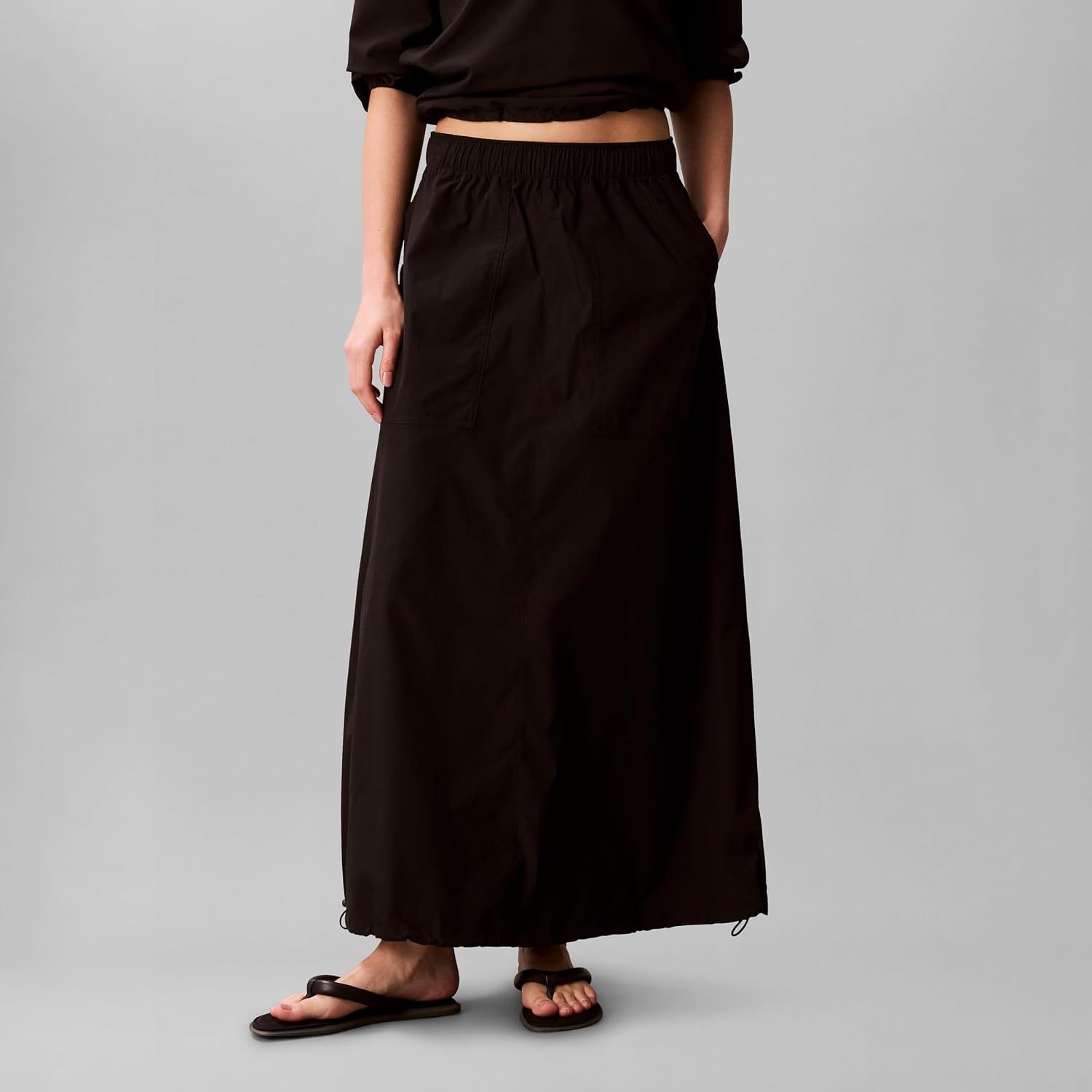 image:imageCalvin Klein Womens Commuter Long SkirtBlack