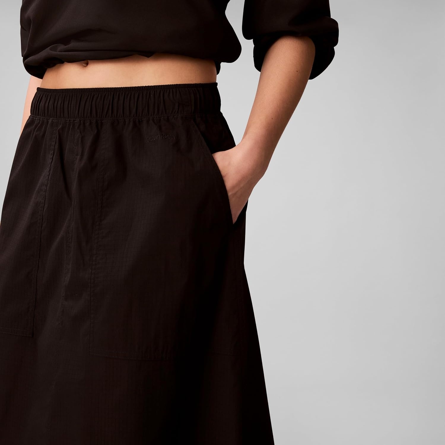 image:imageCalvin Klein Womens Commuter Long SkirtBlack
