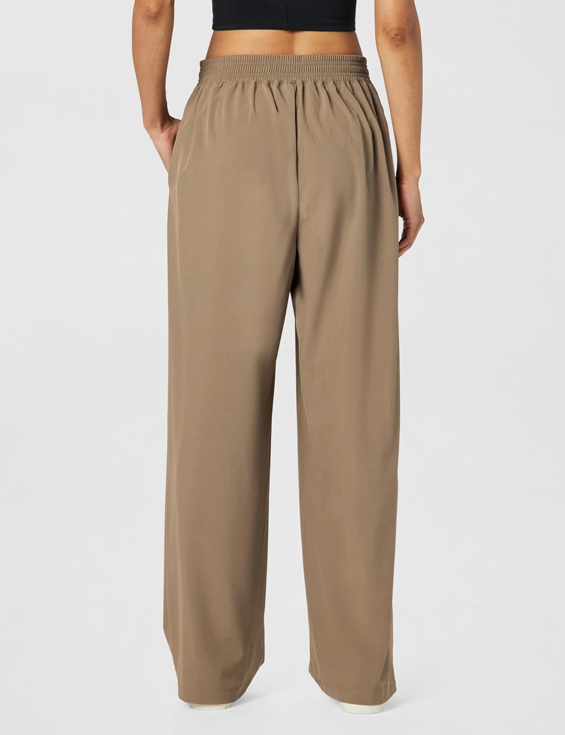 image:imageCalvin Klein Womens Commuter Woven PantsMedium Brown