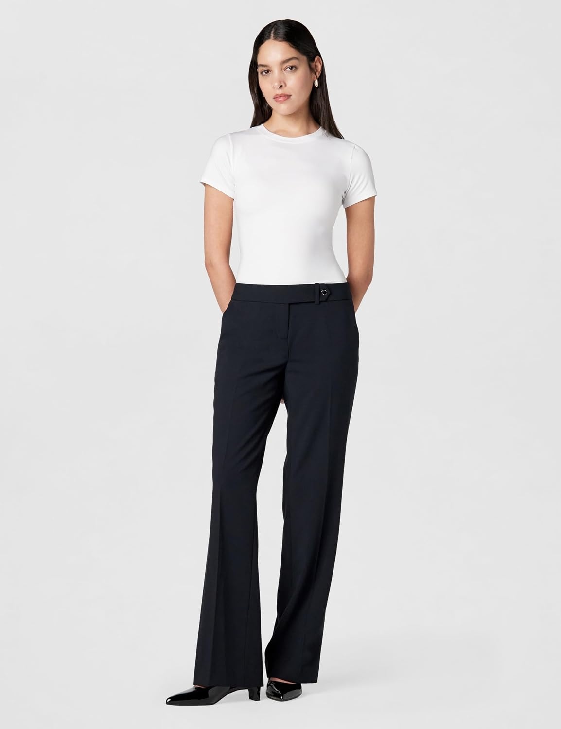 image:imageCalvin Klein Womens Modern Fit Suit PantNavy