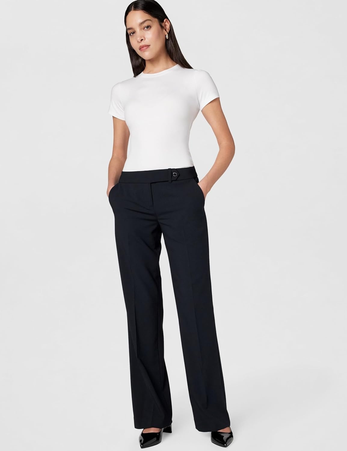 image:imageCalvin Klein Womens Modern Fit Suit PantNavy