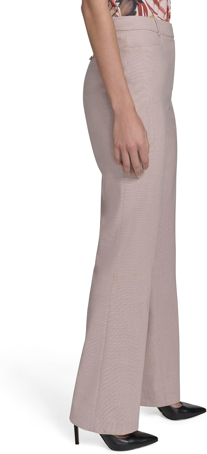 image:imageCalvin Klein Womens Modern Fit Suit PantPink Pepper Multi
