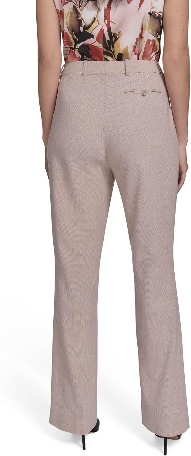 image:imageCalvin Klein Womens Modern Fit Suit PantPink Pepper Multi