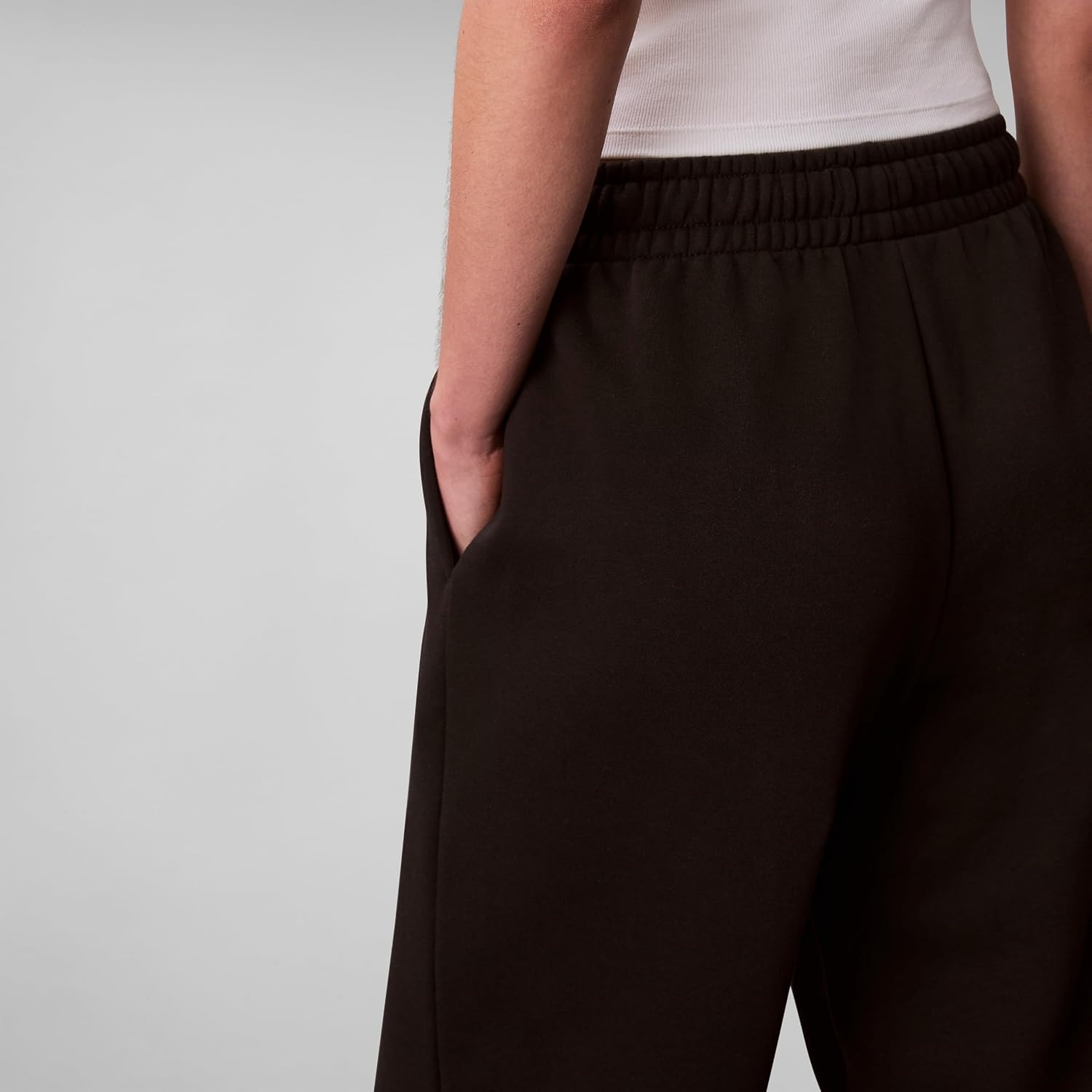 image:imageCalvin Klein Womens Monogram Logo JoggersBlack