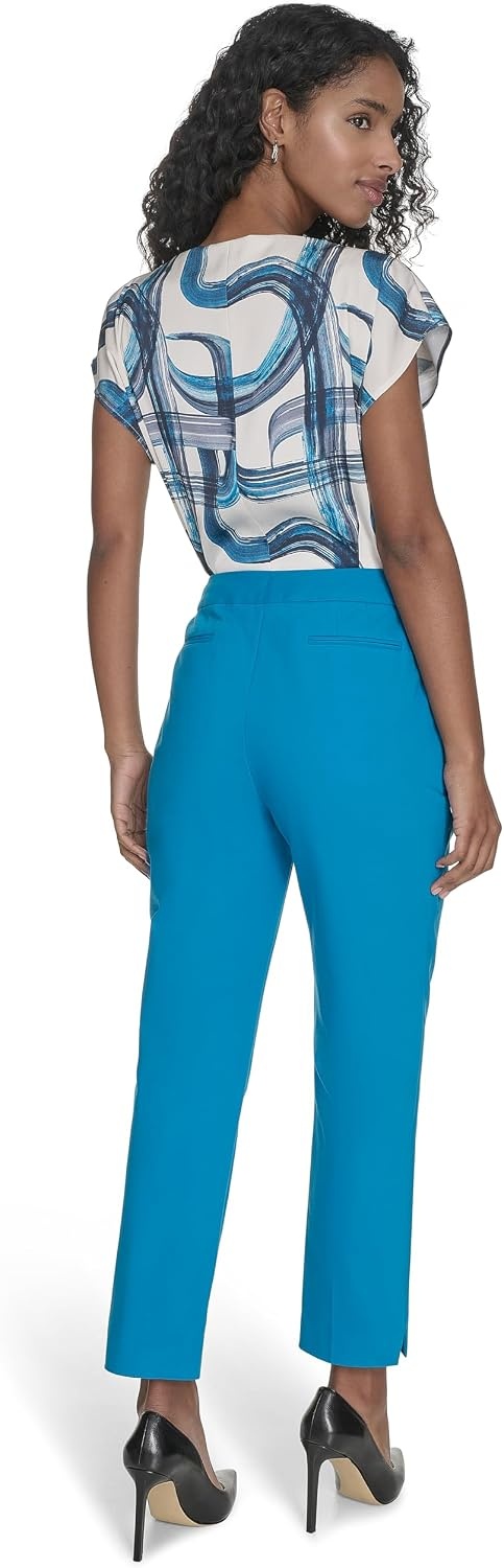 image:imageCalvin Klein Womens One Button Lux BlazerCorsica