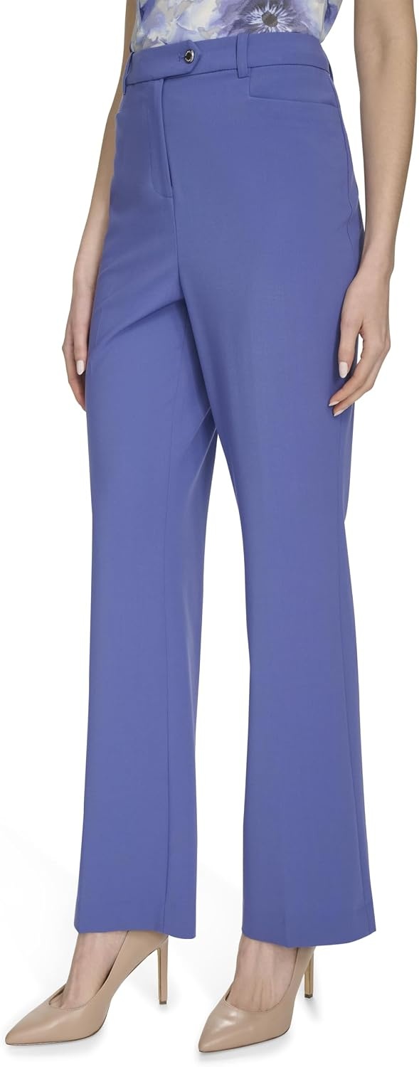 image:imageCalvin Klein Womens One Button Lux BlazerFuture Dusk