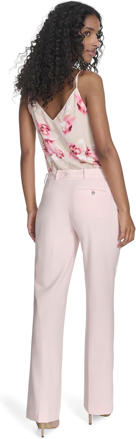 image:imageCalvin Klein Womens One Button Lux BlazerParfait