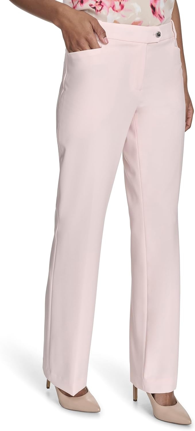 image:imageCalvin Klein Womens One Button Lux BlazerParfait