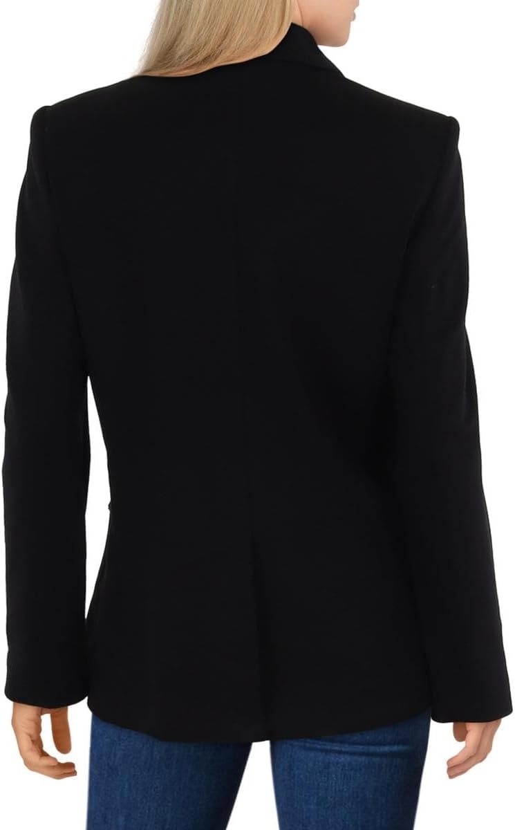 image:imageCalvin Klein Womens One Button Lux BlazerTrue Black