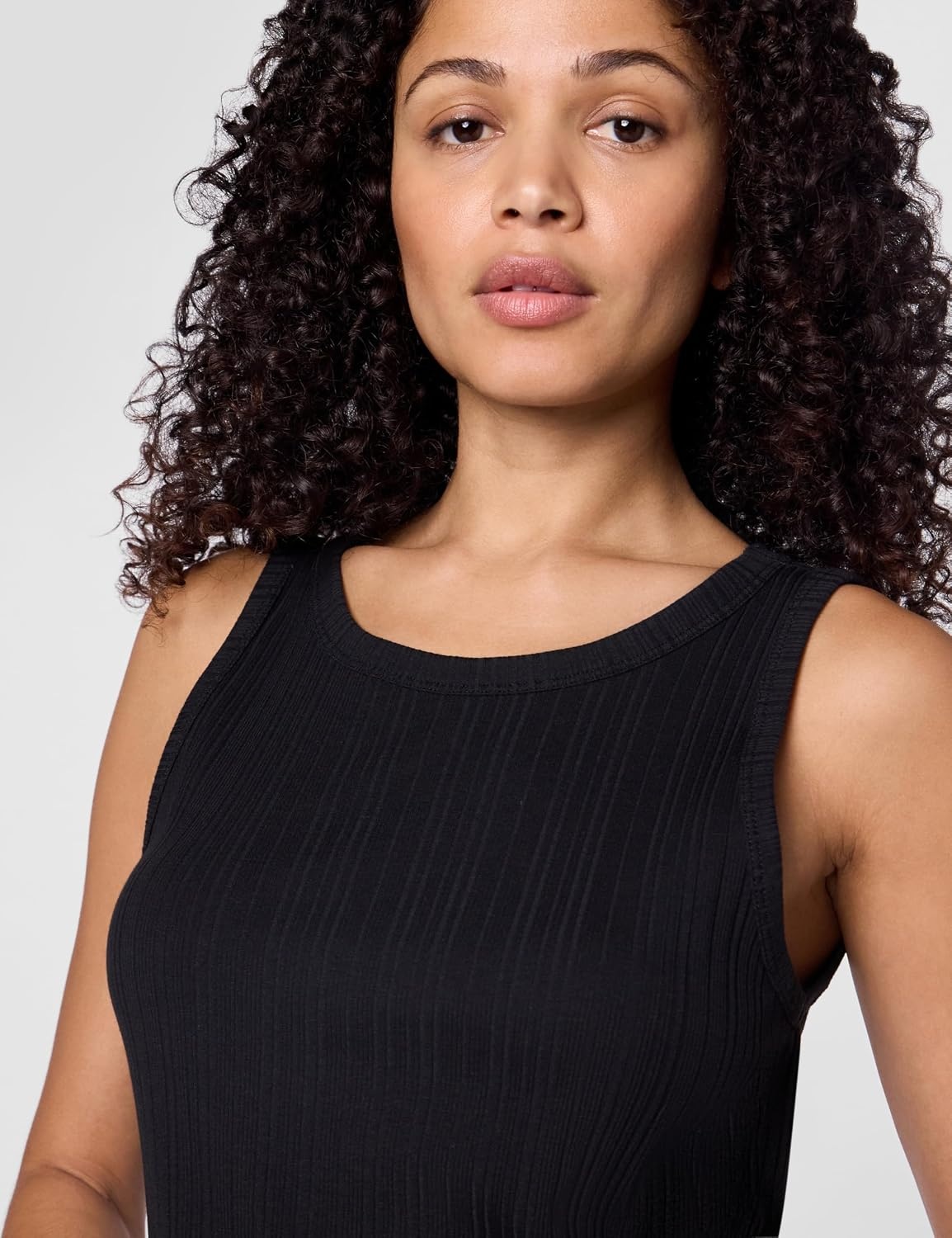image:imageCalvin Klein Womens Refined Rib Tank Short SetBlack