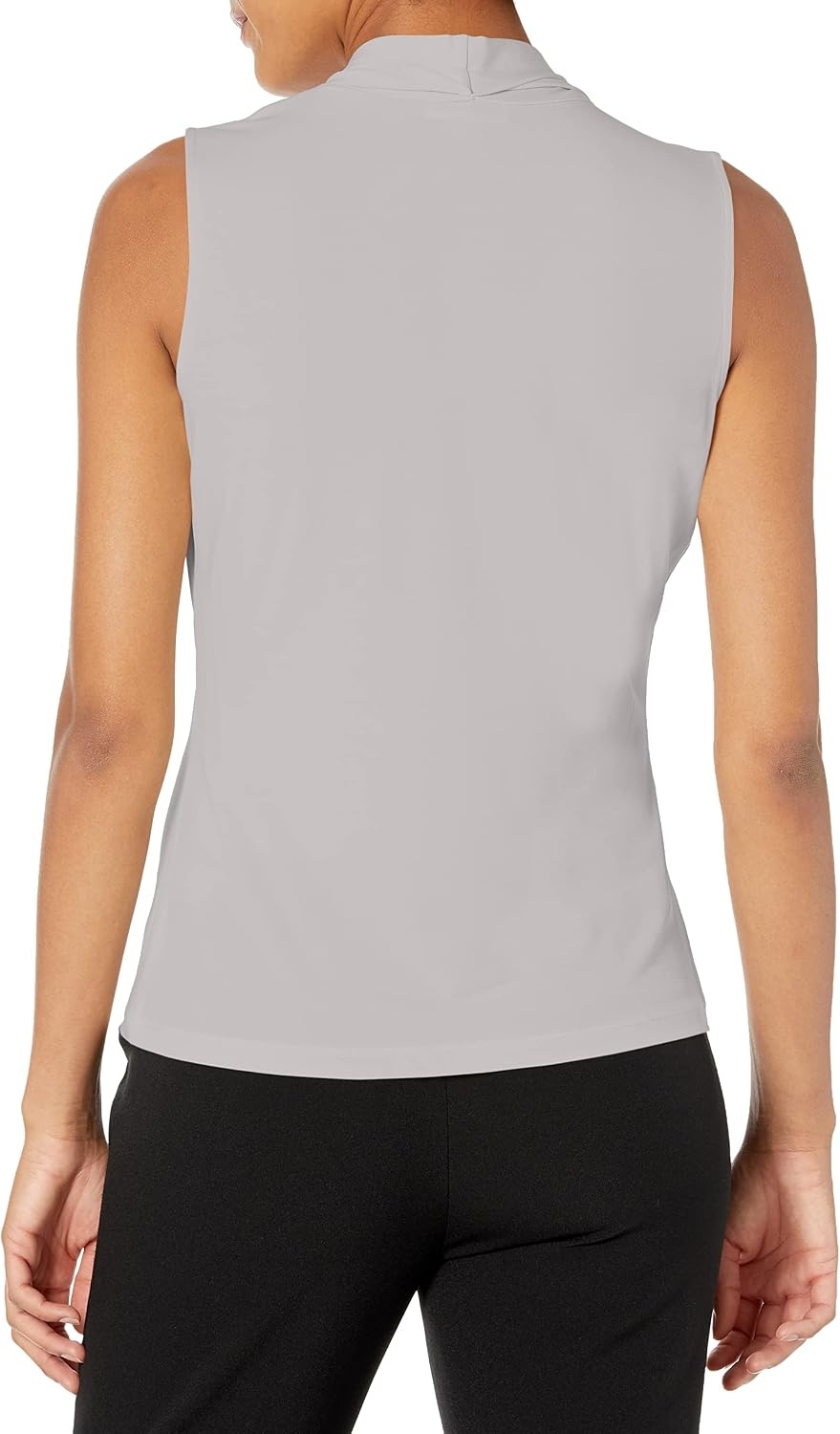 image:imageCalvin Klein Womens Sleeveless VNeck BlouseAsh