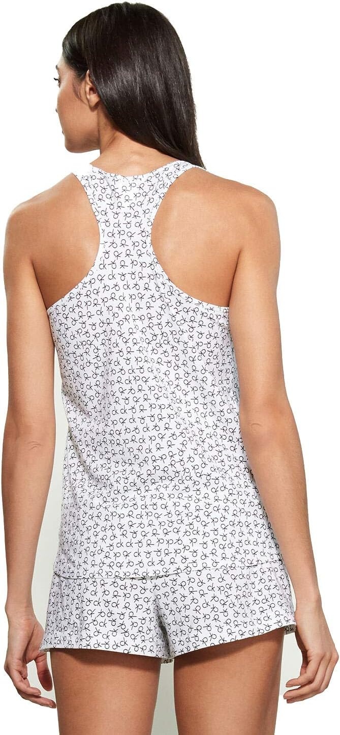 image:imageCalvin Klein Womens Tank Top and Boxer Short Pajama SetTossed Ck