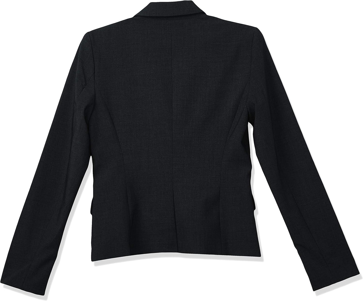image:imageCalvin Klein Womens Two Button Lux Blazer Petite Standard amp PlusCharcoal