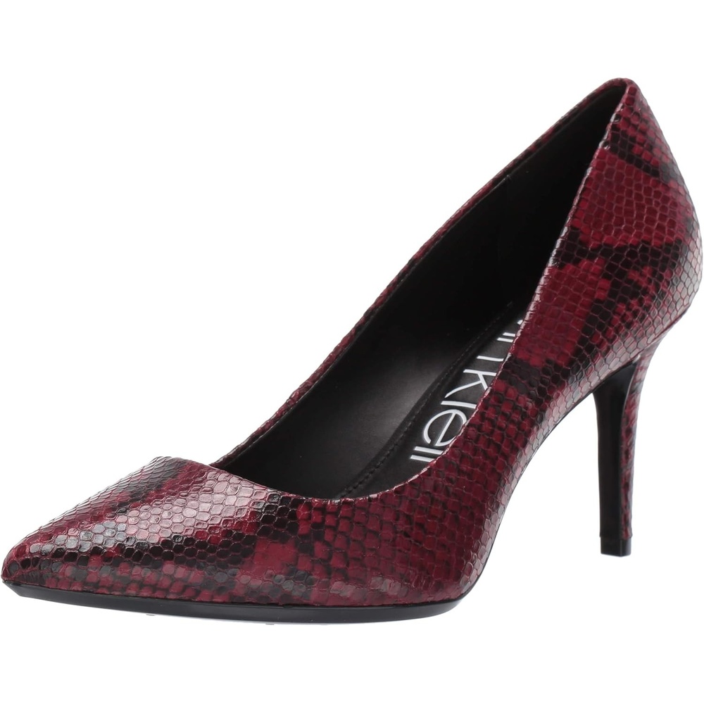 image:imageCalvin Klein Gayle PumpBarn Red Two Tone Snake
