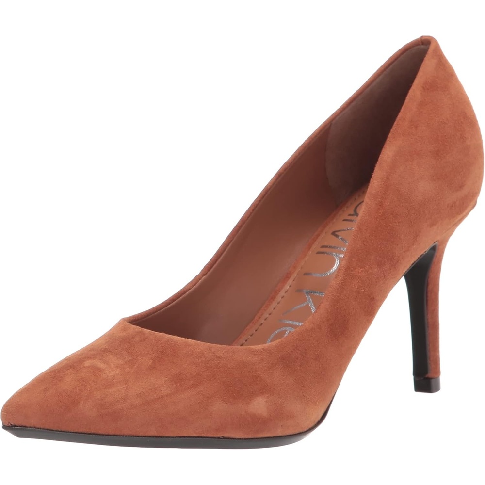 image:imageCalvin Klein Gayle PumpCognac Suede