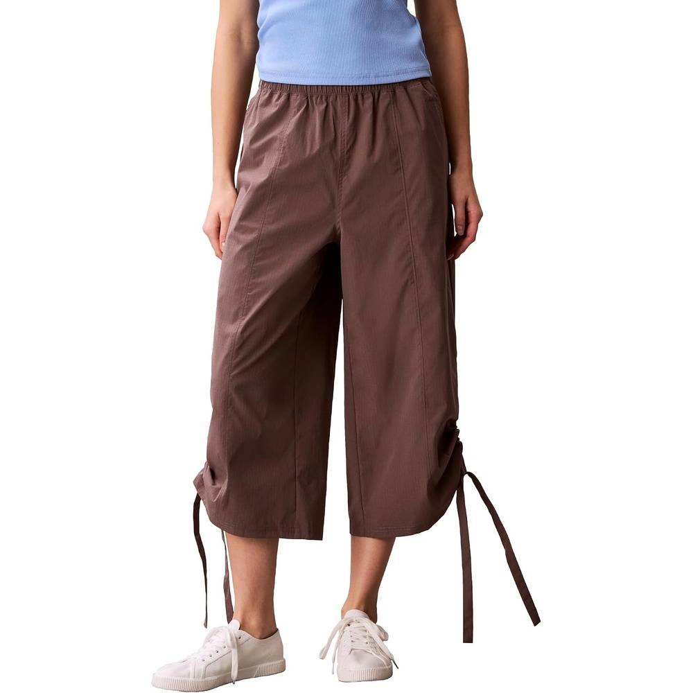 image:imageCalvin Klein Womens Commuter Capri PantsBotanical Brown