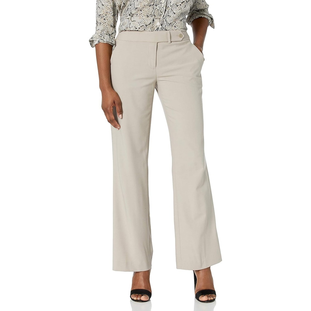 image:imageCalvin Klein Womens Modern Fit Suit PantKhaki