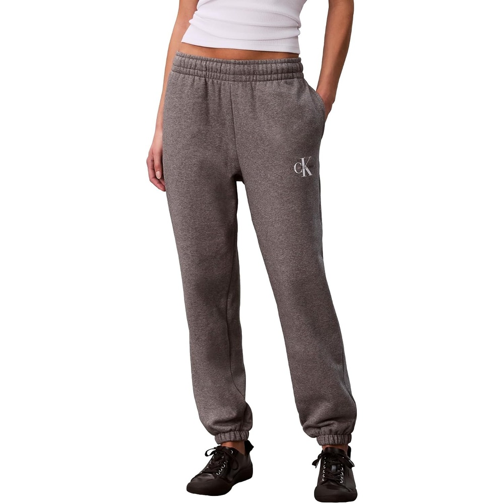 image:imageCalvin Klein Womens Monogram Logo JoggersGrey Heather