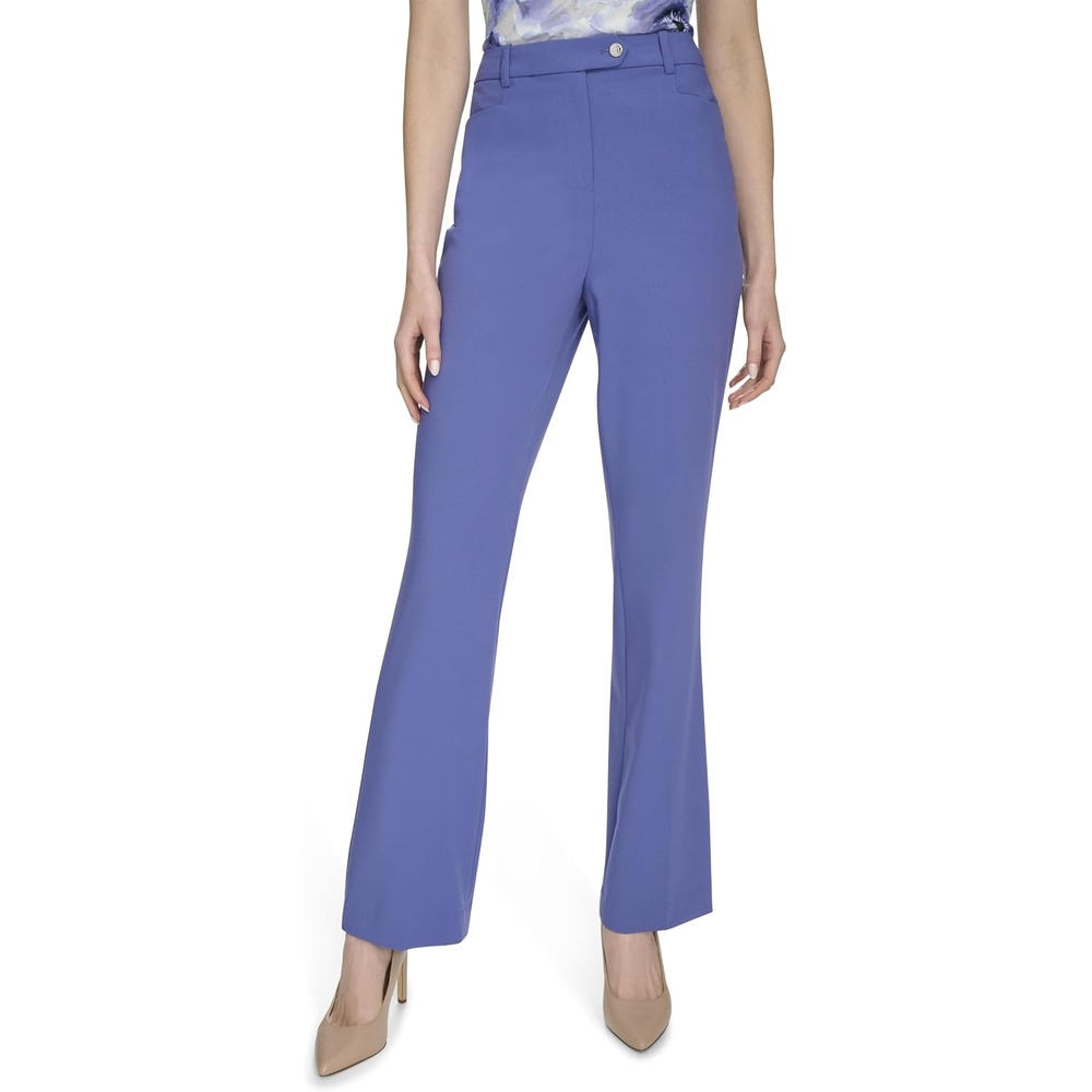 image:imageCalvin Klein Womens One Button Lux BlazerFuture Dusk
