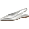 Silver Metallic Leather