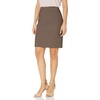 image:imageCalvin Klein Womens Centerback Zipper Velvet Wear to Work Suits SkirtHeather Taupe