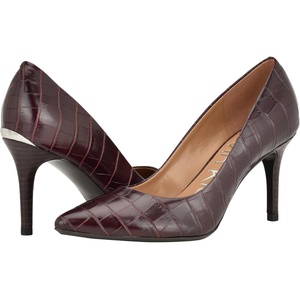 Calvin Klein Gayle Pump(Bordo Croco 604)