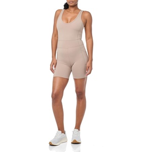 Calvin Klein Performance womens Bike Short Romper Unitard(Moonrock)