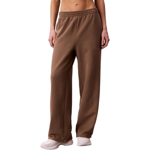 Calvin Klein Women’s Brushed French Terry Straight Leg Joggers(Shitake)