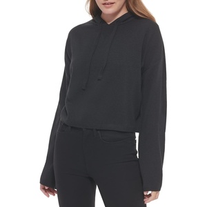 Calvin Klein Women’s Chain Stitch V-neck Sweater(Black)