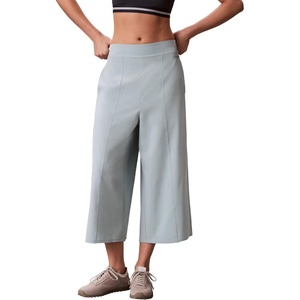 Calvin Klein Women’s Commuter Capri Wide Leg Pants(Ether)