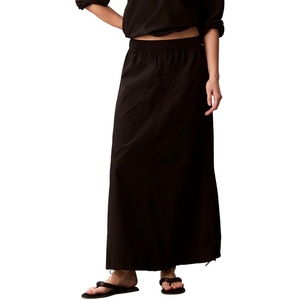 Calvin Klein Women’s Commuter Long Skirt(Black)