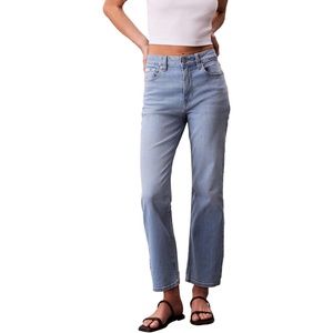 Calvin Klein Women’s High Rise Straight Fit Jeans(Ocean Front)