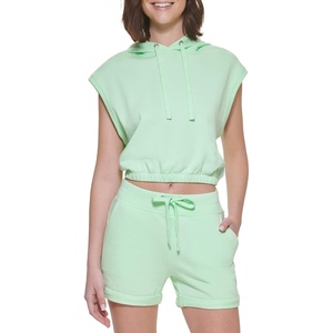 Calvin Klein Women’s Jeans Sleeveless Pullover Hoodie(Mint Foam)
