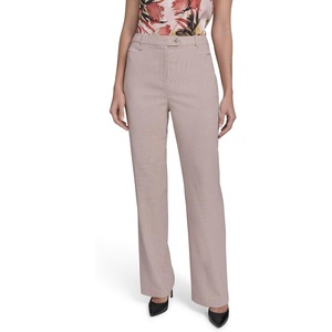 Calvin Klein Women’s Modern Fit Suit Pant(Pink Pepper Multi)