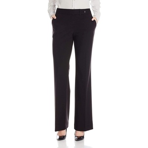 Calvin Klein Women’s Modern Fit Suit Pant(Real Black)