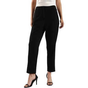 Calvin Klein Women’s Ponte Cropped Straight Pants(Black)