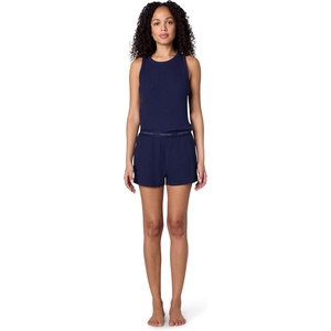 Calvin Klein Women’s Refined Rib Tank Short Set(Shoreline)